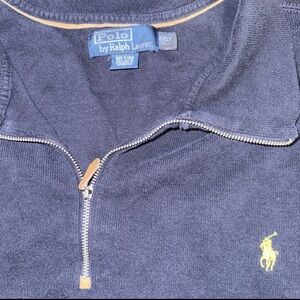 Polo Ralph Lauren Men’s Quarter Zip Pullover Sweater Sz 3XLT Preppy Academia